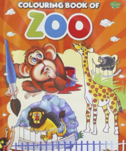 Manoj Colouring Book of Zoo for Children