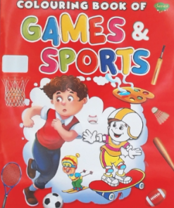 Manoj Colouring Book of Games & Sports for Children