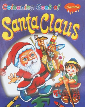 Manoj Colouring Book of Santa Claus for Children
