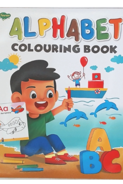 Manoj Alphabet Colouring Book for Children