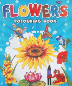 Manoj Flowers Colouring Book for Children