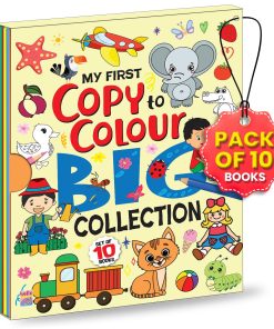 Hello Book My First Copy to Colour Big Collection (Set of 10 Books)