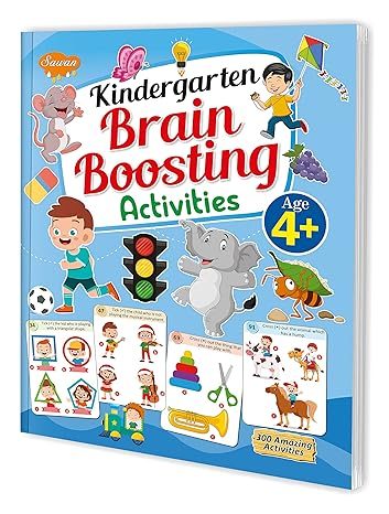 Manoj Kindergarten Brain Boosting Activities Book (Age 4+)
