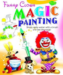 Manoj Funny Clown Magic Painting (Simply Apply Water with A Brush and See the Magic)