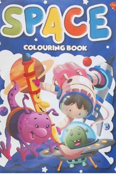 Manoj Space Colouring Book for Children