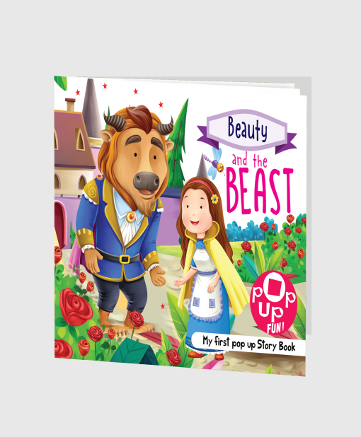 Hello Book My First Pop Up Story Book The Beauty and the Beast - Malik ...