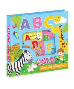 Hello Book Learning Alphabet A B C Puzzles with Book (Jigsaw Puzzles & Alphabet Book)
