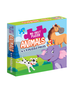 Hello Book My First Puzzle Animals (4 x 9 Puzzle Pieces)