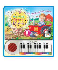 Hello Book Sing Along Nursery Rhymes (Keyboard Sound Book) (Dark Blue)