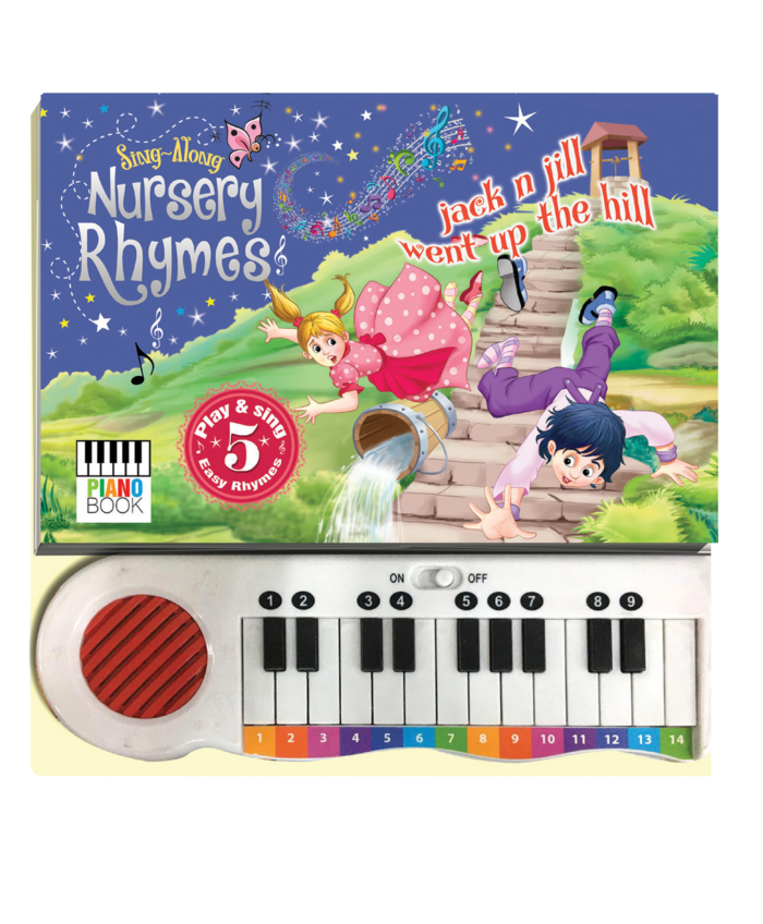 Hello Book Sing Along Nursery Rhymes (Keyboard Sound Book) (Sky Blue)