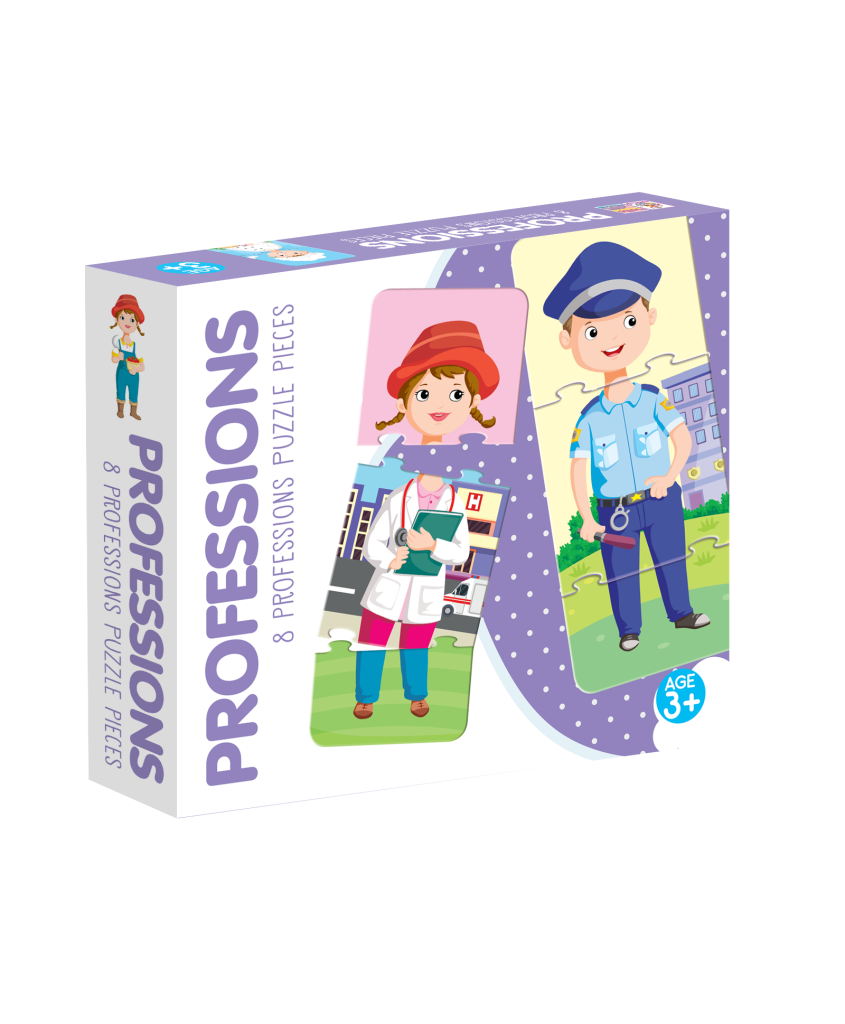 Hello Book Professions (8 Professions Puzzle Pieces)