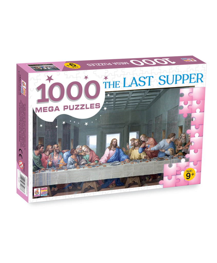 Hello Book 1000 Mega Puzzles The Last Supper (Age 9+)