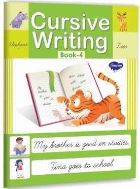 Manoj Cursive Writing Book 4