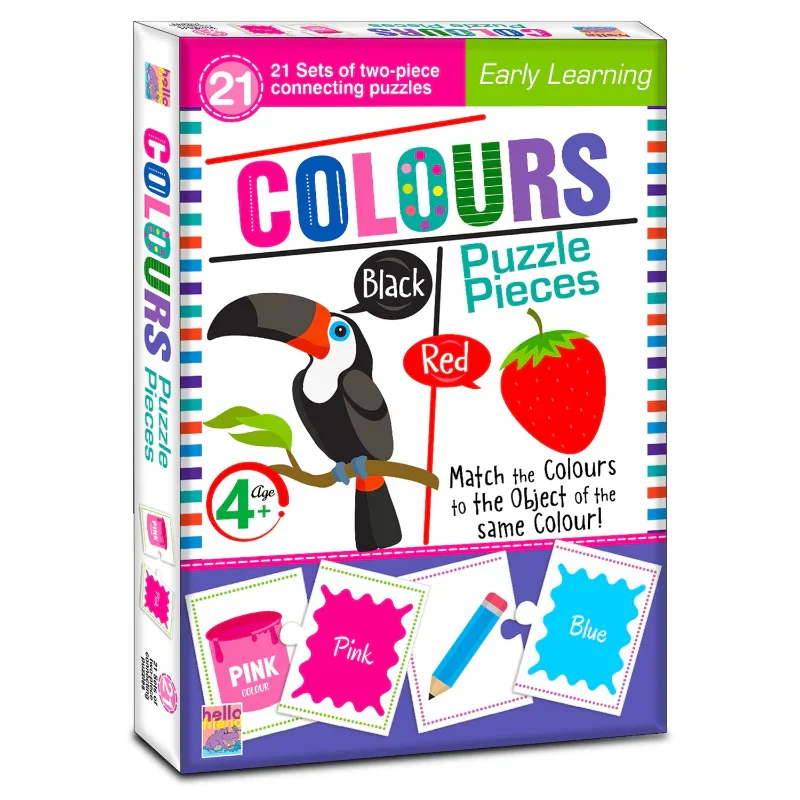 Hello Book Colours Puzzle Pieces (Early Learning 21 Pieces of Connecting Puzzles)