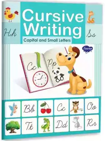 Manoj Cursive Writing Book (Capital & Small Letters)