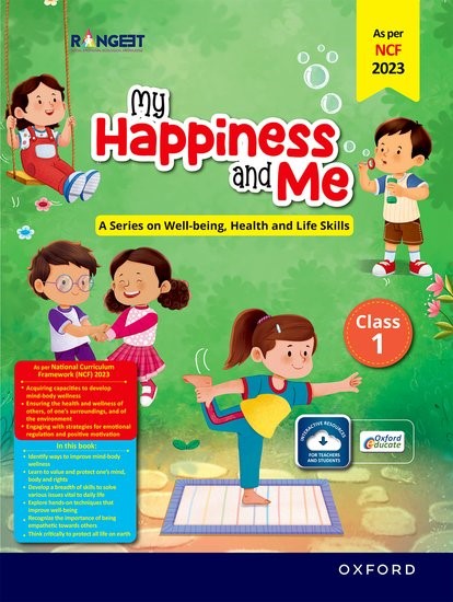 Oxford My Happiness and Me Book (A Series on Well-being, Health, and Life Skills) for Class 1