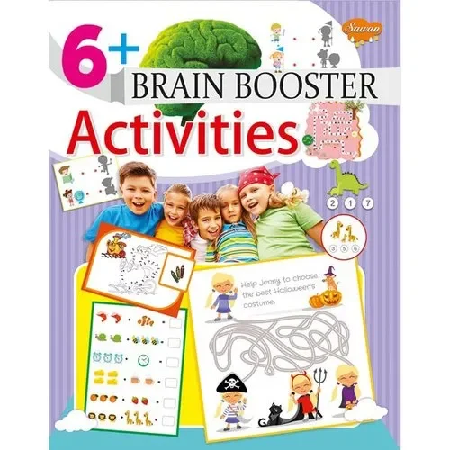 Manoj Brain Boosting Activities Book (Age 6+)