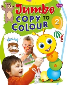 Manoj Jumbo Copy to Colour Book 2