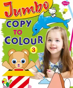 Manoj Jumbo Copy to Colour Book 3