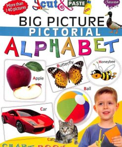 Manoj Cut & Paste Pictorial Alphabet Chart Book (More Than 140 Picture)