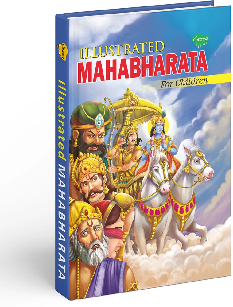Manoj Illustrated Mahabharata for Children (Hardbound)