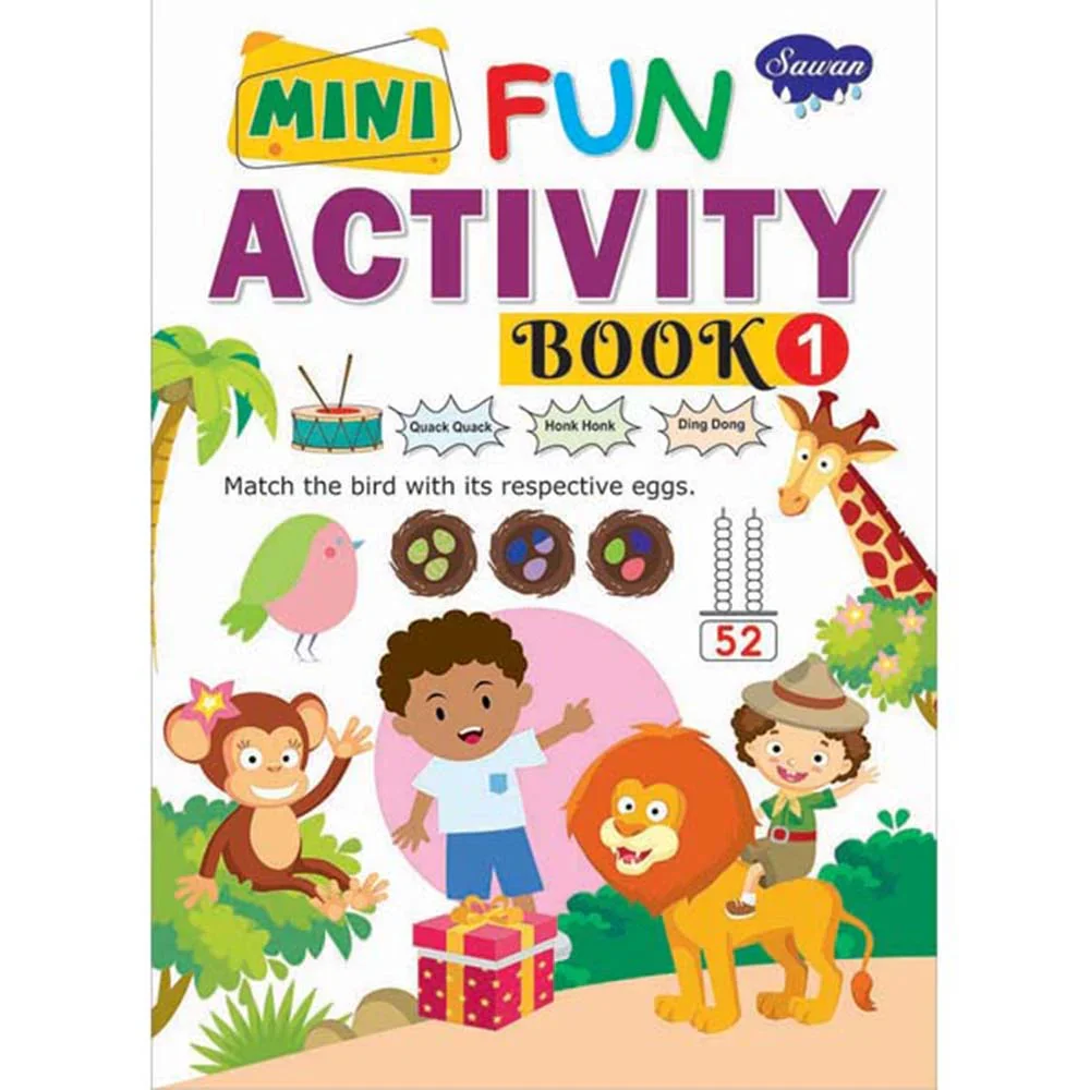 Manoj Mini Fun Activity Book 1