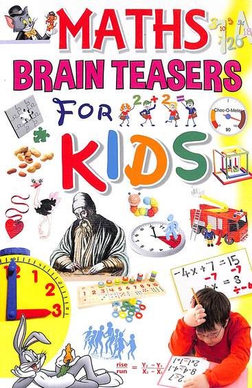 Manoj Maths Brain Teasers for Kids Book