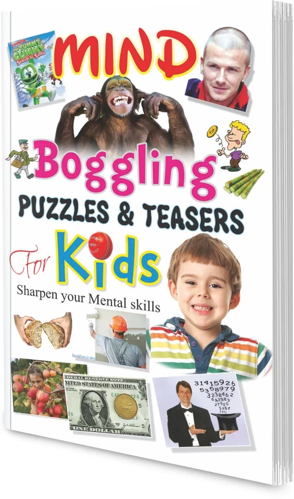 Manoj Mind Boggling Puzzles & Teasers for Kids (Sharpen Your Mental Skills)