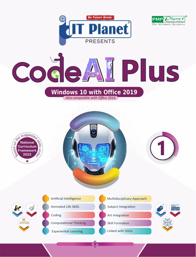 PMP Code AI Plus Computer Textbook for Class 1