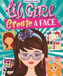 Dreamland Lil Girl Create a Face - Sticker Fun Book for Kids Age 4+