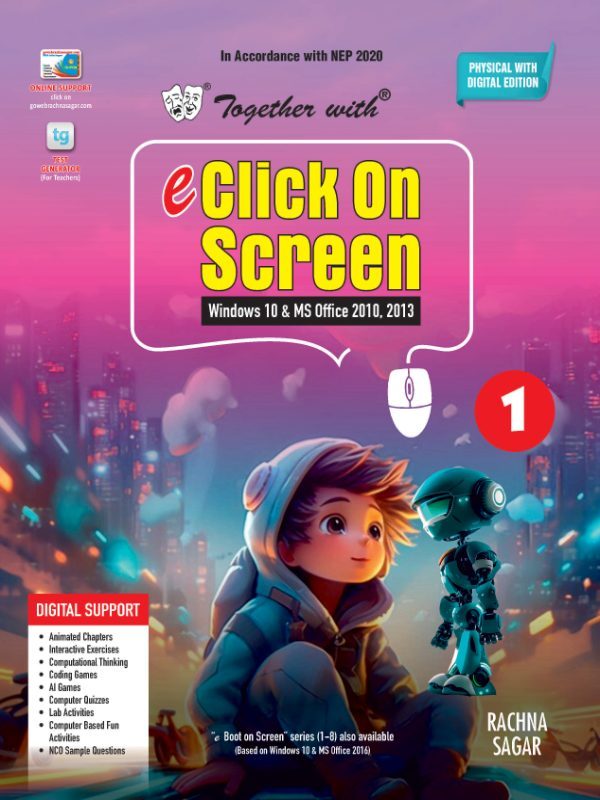 Rachna Sagar Together With e Click On Screen Windows 10 & Microsoft Office 2024 for Class 1