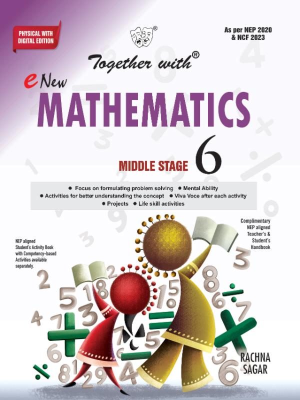 Rachna Sagar Together with e- New Mathematics for Class 6