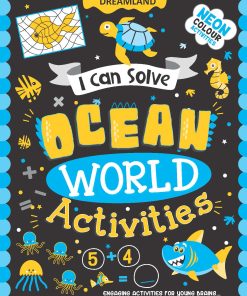 Dreamland Ocean World Activities -  I Can Solve Activity Book for Kids Age 4- 8 Years | With Colouring Pages, Mazes, Dot-to-Dots