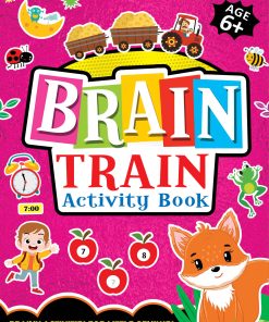 Dreamland Brain Train Activity Book for Kids Age 6+ - With Colouring Pages, Mazes, Puzzles and Word searches Activities