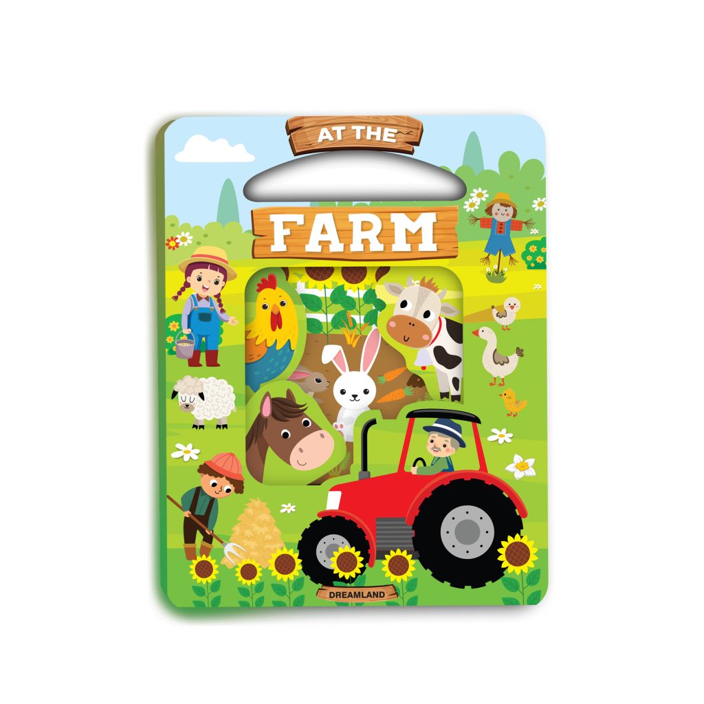 Dreamland Window Cut Board Book - At the Farm