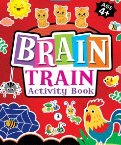 Dreamland Brain Train Activity Book for Kids Age 4+ - With Colouring Pages, Mazes, Puzzles and Word searches Activities