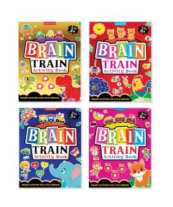 Dreamland Brain Train Activity Books Pack- A Set of 4 Books