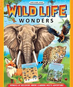 Dreamland Wildlife Wonders Activity Book for Kids Age 5 -10 years
