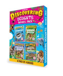Dreamland Discovering Delights Activity Book Pack for Kids Age 4 -10 years - A Set of 4 Books