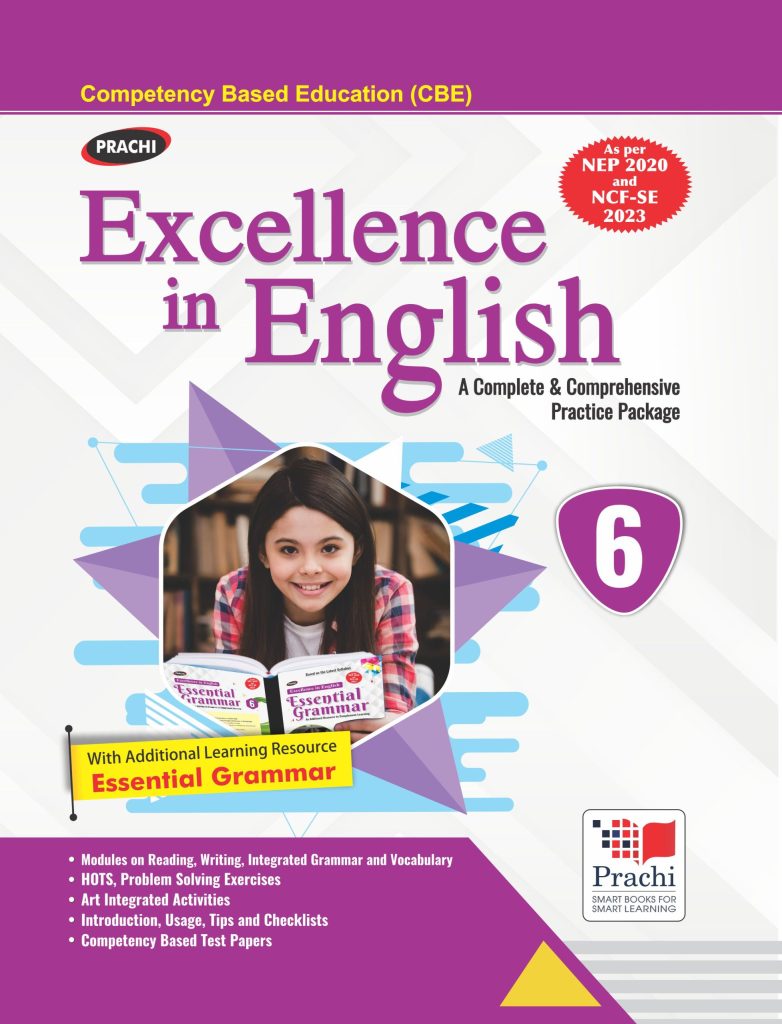 Prachi Excellence in English - A Complete & Comprehensive Practice Package for Class 6