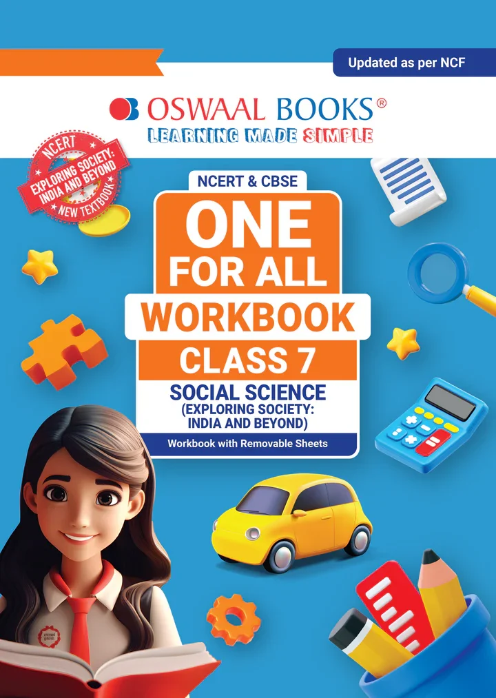 Oswaal One For All Workbook Concept Wise Social Science (Exploring Society India and Beyond) for Class 7