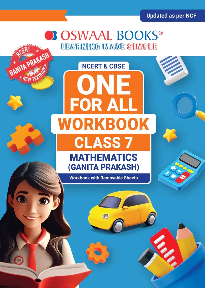 Oswaal One For All Workbook Concept Wise Mathematics (Ganita Prakash) for Class 7