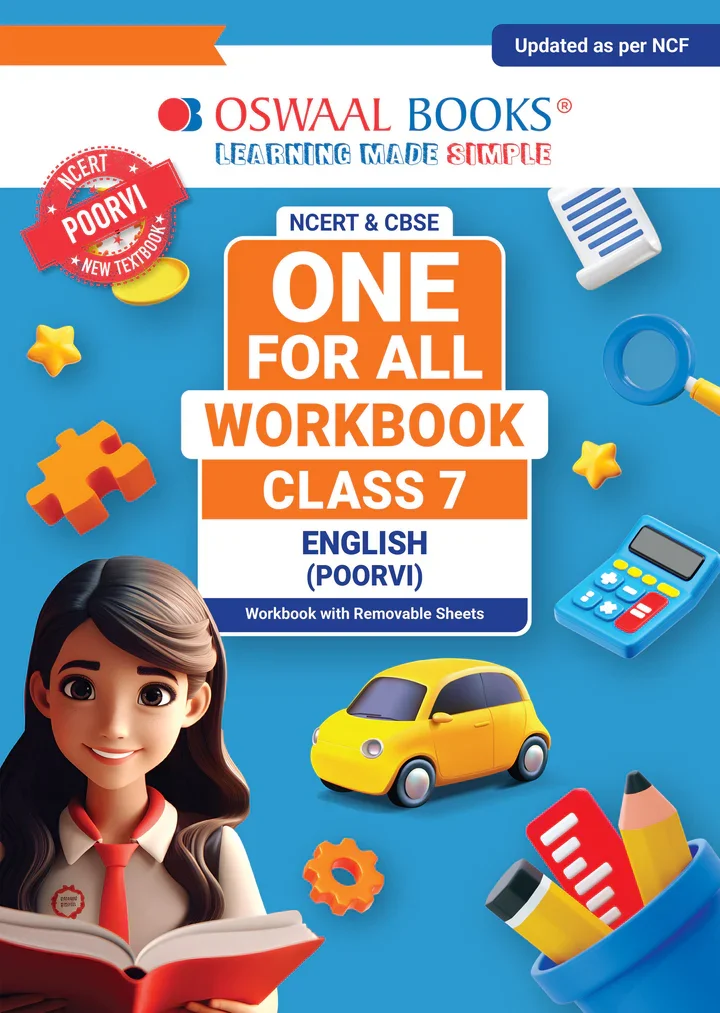 Oswaal One For All Workbook Concept Wise English (Poorvi) for Class 7