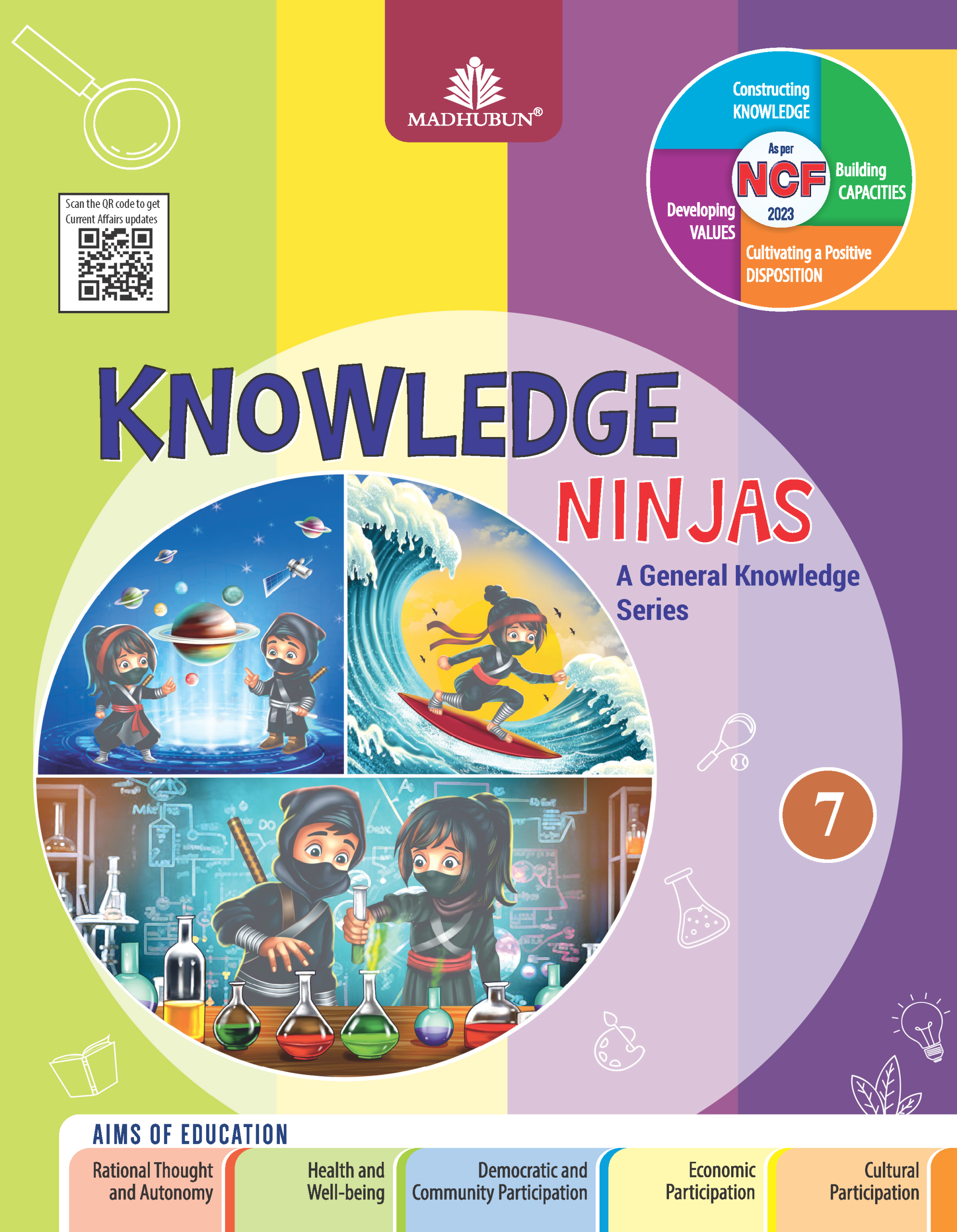Madhubun Knowledge Ninjas (General Knowledge) for Class 7