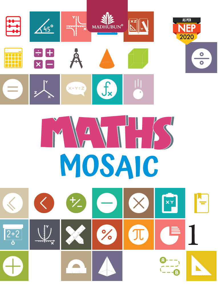 Madhubun Math Mosaic for Class 1