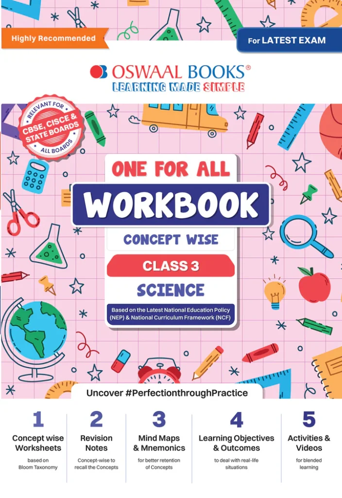 Oswaal One For All Workbook Concept Wise Science for Class 3