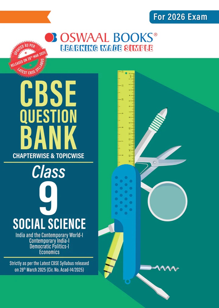 Oswaal CBSE Question Bank Class 9 Social Science For 2026 Exam