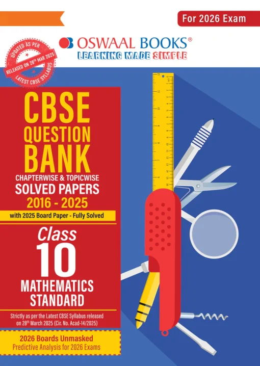 Oswaal CBSE Question Bank Chapterwise and Topicwise Solved Papers Class ...