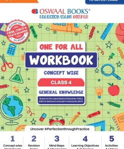 Oswaal One For All Workbook Concept Wise General Knowledge for Class 4