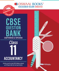 Oswaal CBSE Question Bank Class 11 Accountancy  For 2026 Exam